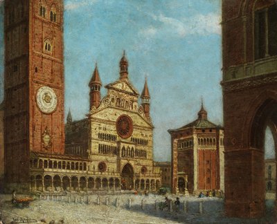 Utsikt över Cremona av Karl Kaufmann