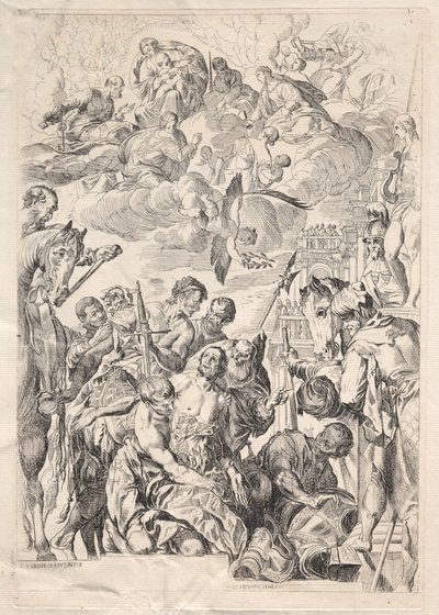 St George förbereder sig för sitt martyrskap av Karl Ludwig Bernhard Buchhorn