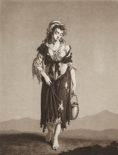 De unga tiggarna, ca. 1800. av Karl Ludwig Bernhard Buchhorn