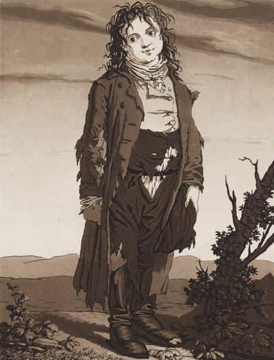 De unga tiggarna, ca. 1800. av Karl Ludwig Bernhard Buchhorn