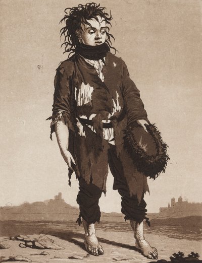 De unga tiggarna, ca. 1800. av Karl Ludwig Bernhard Buchhorn