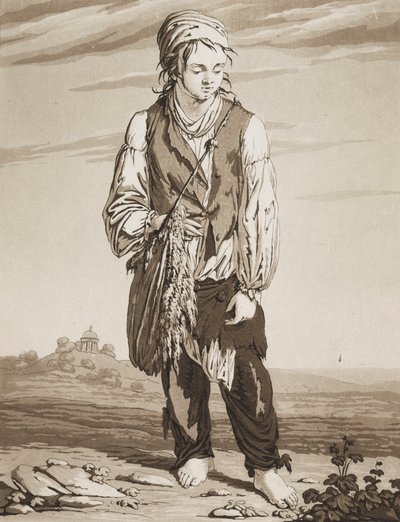 De unga tiggarna, ca. 1800. av Karl Ludwig Bernhard Buchhorn