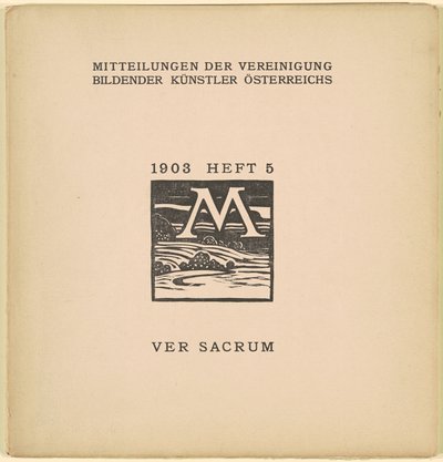 Ver Sacrum [6:e årgången, nummer 5, mars 1903] av Karl Muller
