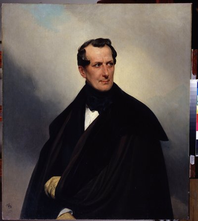 ""Porträtt av greve Vladimir Musin-Pushkin (Musin Pushkin) (1798-1854)"" Målning av Karl Pavlovich Briullov (Bryullov) (1799-1852) 1830 Regionala konstmuseet Arkhangelsk Ryssland av Karl Pavlovich Bryullov