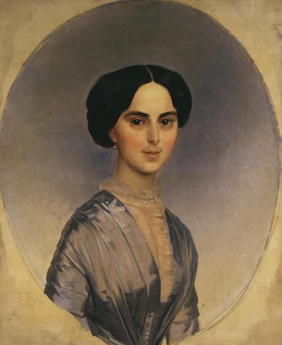 Porträtt av Sophia Andreyevna Bobrinskaya, född Shuvalova, 1846 av Karl Pavlovich Bryullov