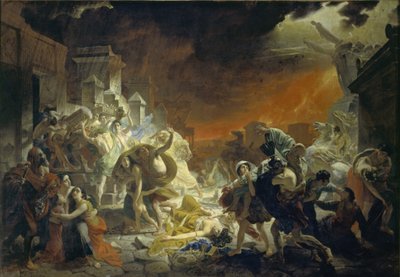 Pompejis sista dag, 1833 av Karl Pavlovich Bryullov