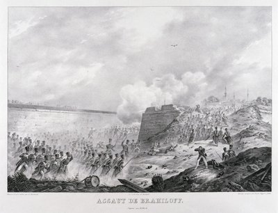 Stormningen av fästningen Brailov den 15 juni 1828, 1829 av Karl Petrovich Beggrov
