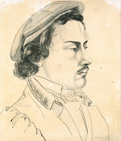 Porträtt av en student av Karl Philipp Fohr