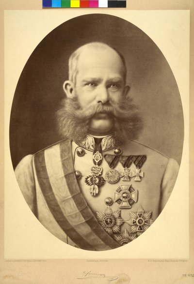 Kejsare av Österrike Franz Joseph I av Karl Ritter Von Kobierski