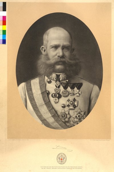 Kejsare av Österrike Franz Joseph I av Karl Ritter Von Kobierski