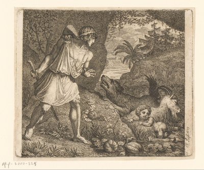 Jupiter och geten Amalthea Idéer (serietitel) av Karl Russ