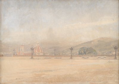 Piazzale Michelangelo nära Florens av Karl Schou