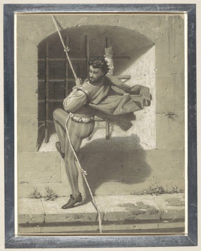 Benvenuto Cellini flyr från Castel Sant
