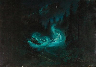 Feedansen, 1895. av Karl Wilhelm Diefenbach