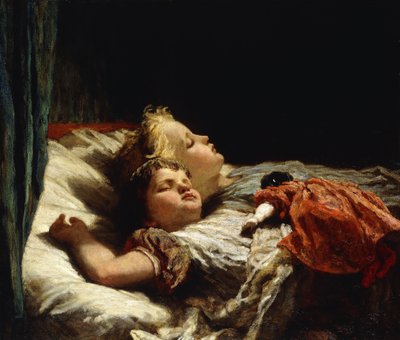 Sweet Slumber, av Karl Wilhelm Friedrich Bauerle