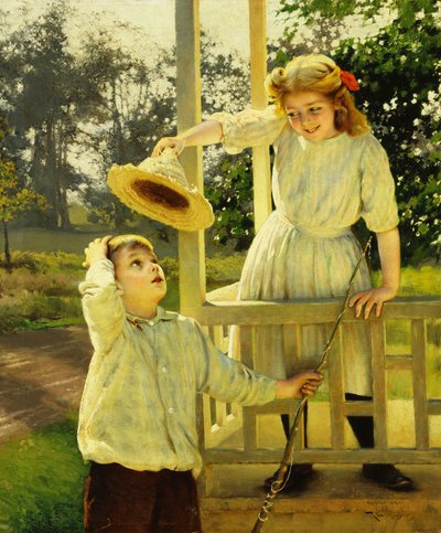 Flirta, 1910 av Karl Witkowski