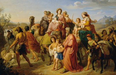 Jakobs hemkomst av Karl von Blaas