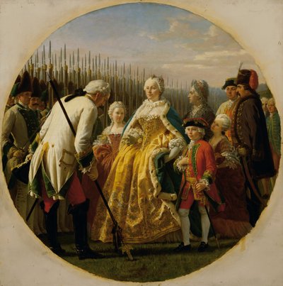 Utkastet i Solenau 1749 av Karl von Blaas