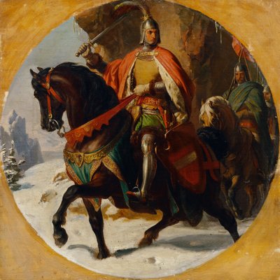 Albrecht I:s kampanj under Semming 1292 av Karl von Blaas