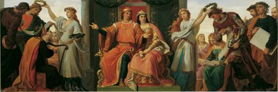 Leopold den Glorious som beskyddare av konst och vetenskap av Karl von Blaas