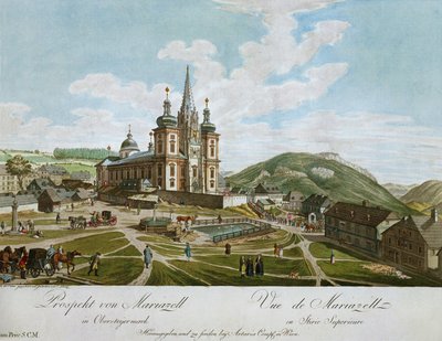 Mariazell klosterkyrka av Karl von Schutz