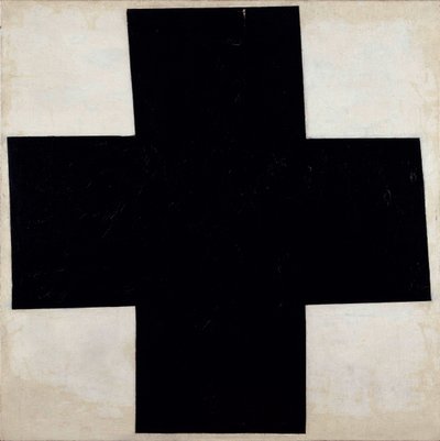 Svarta korset Croix noire, 1915. av Kazimir Severinovich Malevich