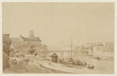 Stad vid en flod av Kasparus Karsen (possibly)