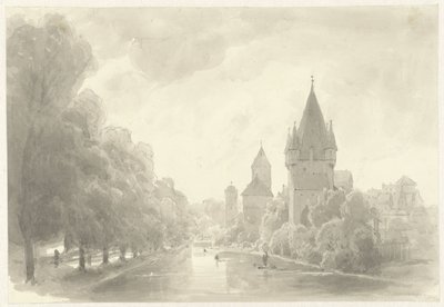 Stadsmur med torn av Kasparus Karsen (possibly)
