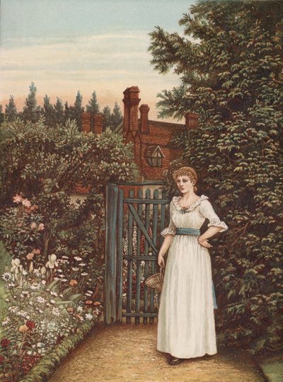 Golden Summer (färglitografi) av Kate (after) Greenaway
