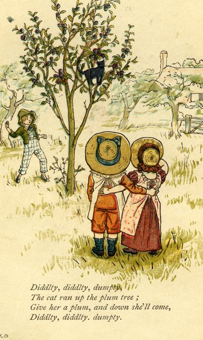 Diddlty diddlty dumpty plantskola av Kate Greenaway