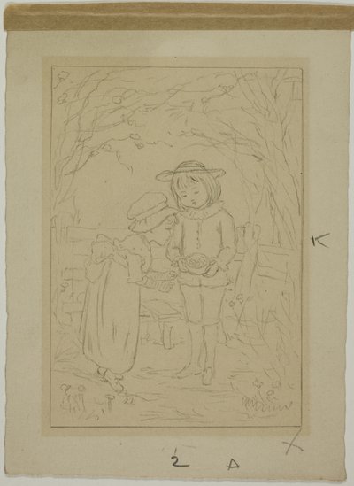 Upptäckt av fågelbo av Kate Greenaway