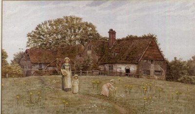 Samla vårblommor av Kate Greenaway