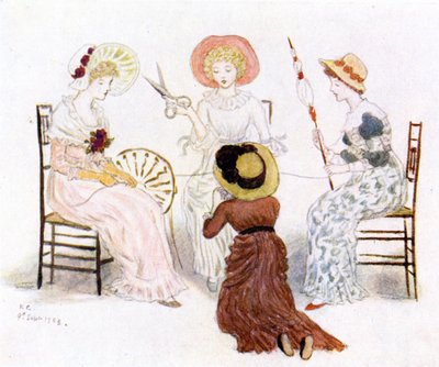 "Kate Greenaway före öden" av Kate Greenaway