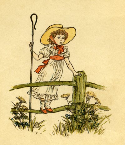 Lilla Bo-peep har förlorat av Kate Greenaway