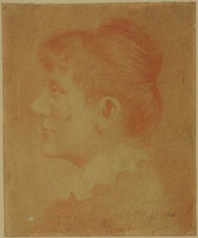 Självporträtt av Kate Greenaway