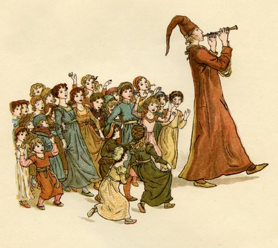 Pied Piper of Hameln av Kate Greenaway