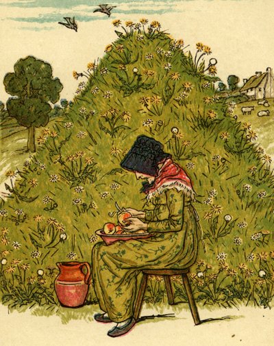 Det fanns en gammal av Kate Greenaway