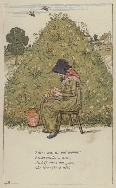 Det var en gammal kvinna av Kate Greenaway
