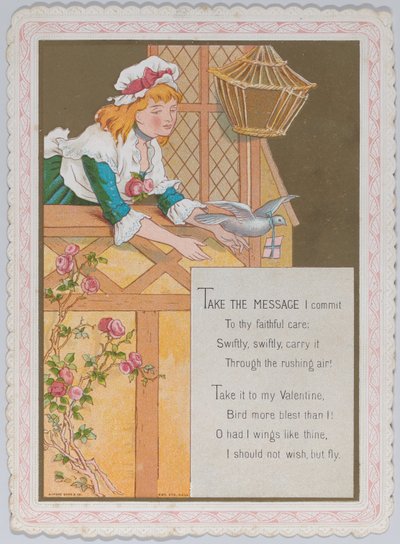 Alla hjärtans dag-kort av Kate Greenaway