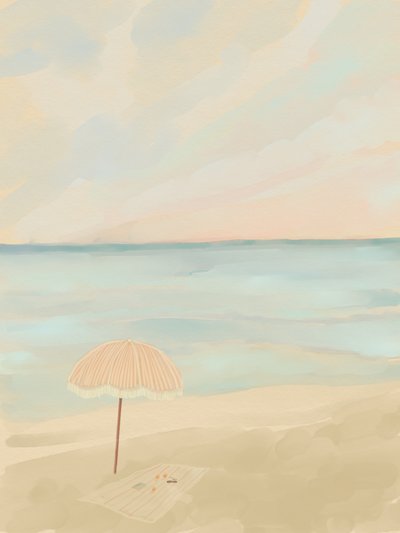 En fridfull strand av Katharina Puritscher