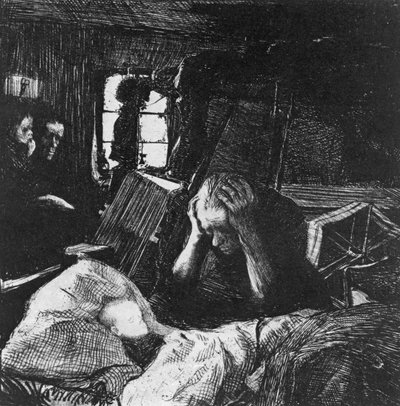Behov, 1897 av Käthe Kollwitz