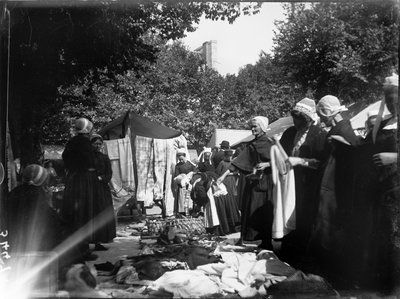 Concarneau, Bretagne, Frankrike, 1913-08-20 (s/v-foto) av Katherine Jean Macfee