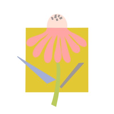 Hope, 2023 (digital illustration från originalkollage på papper) av Kathy Dunaway