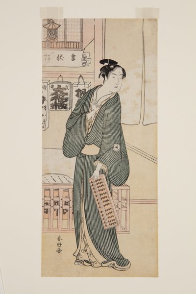 A c och r Celebration clan r? Doktor V As Hisamatsu (Detta är DBock p Hayashi t) av Katsukawa Shuncho