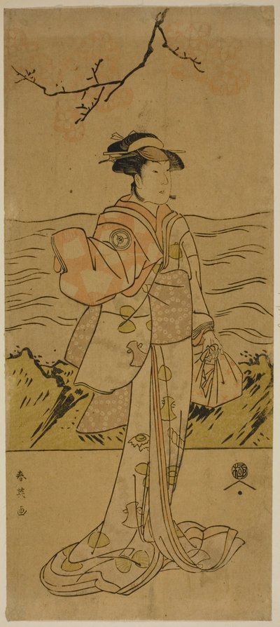 Skådespelaren Iwai Kiyotaro II av Katsukawa Shun