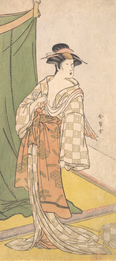 Segawa Chrysanthemum Woman Bra, va? 1785. av Katsukawa Shunjo