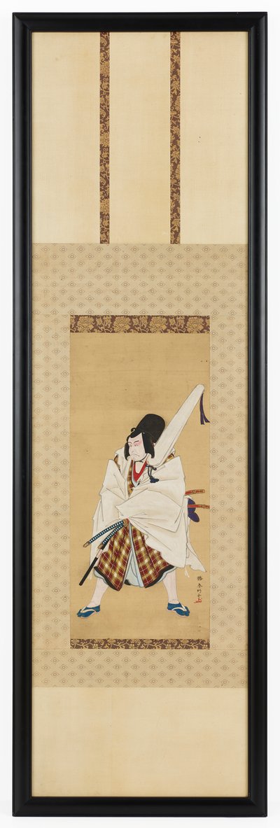Skådespelaren Ichikawa Ebizo III som Matsuomaru i pjäsen Sugawara and the Secrets of Calligraphy, 18:e av Katsukawa Shunko