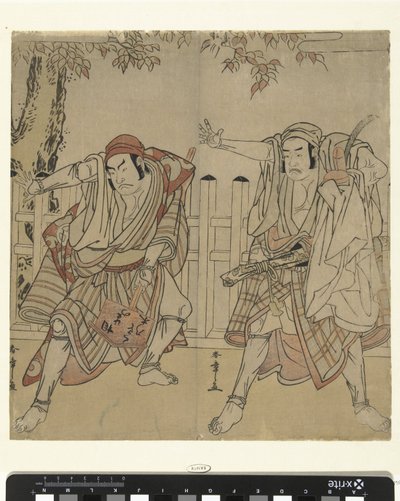 Skådespelare Otani Hiroji III i Otani Tomoemon av Katsukawa Shunsho