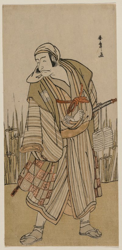 Ichikawa Dan Juro V A s A T Love er Be Mr. Cu MP med s, c. 1780. av Katsukawa Shunsho