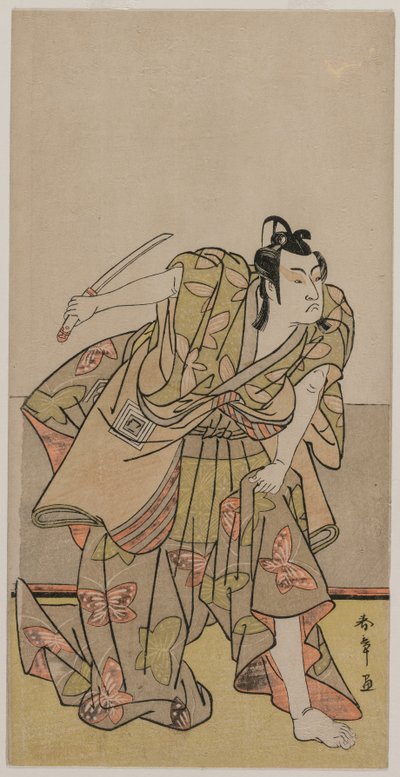 Ichikawa Monnosuke Good s När jag var en förfader, ca. 1770-talet. av Katsukawa Shunsho